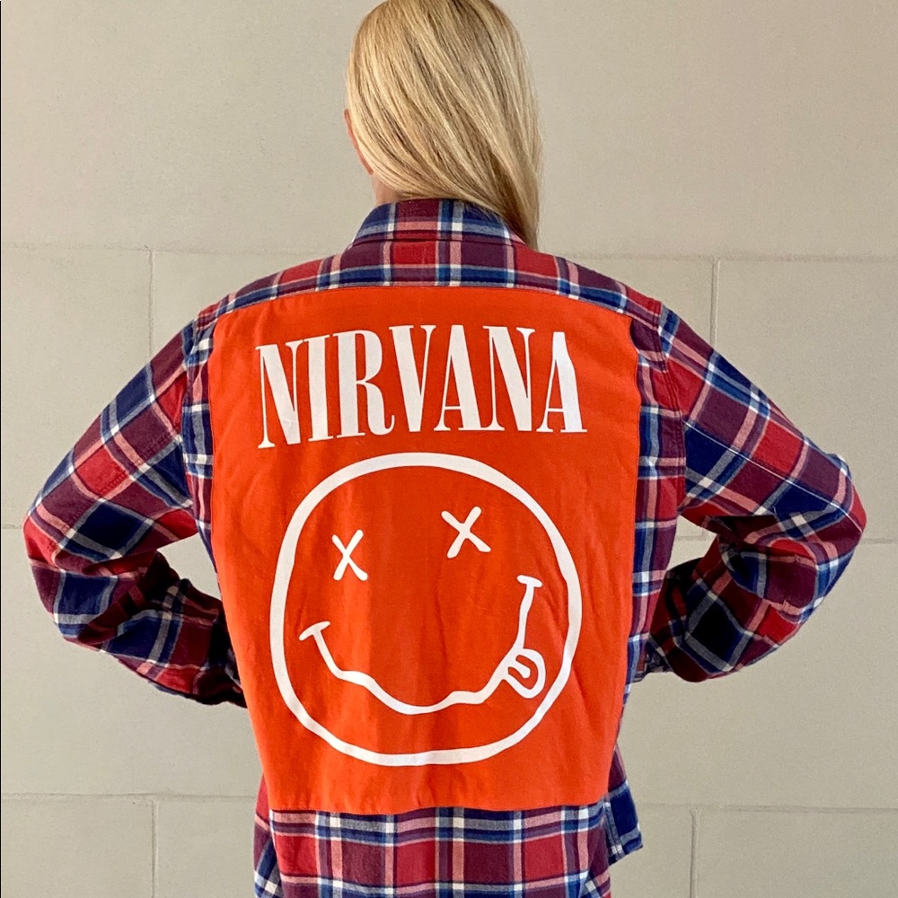 Nirvana Flannel Rock Shirt Gem